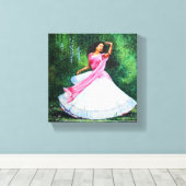 Toile Radha Attend Krishna À Vrindavan (Insitu (Plancher de Bois))