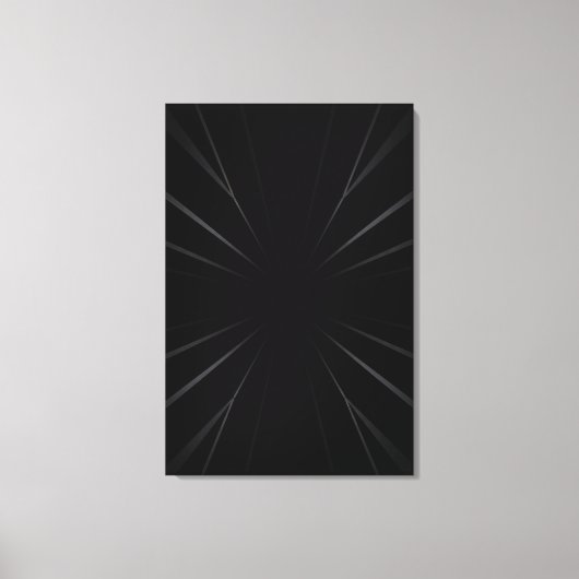 Toile Radial Dark Abstract (Recto)