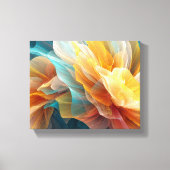 Toile Radiant Bloom of Ethereal Petals in Light (Recto)