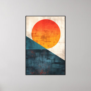 Toile Radiant Divide au crépuscule