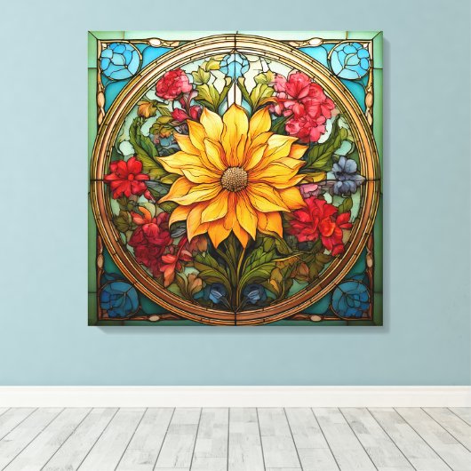 Toile Radiant Florals (Insitu (Plancher de Bois))