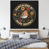 Toile Radicalized by Basic Decency Birds lovers (Insitu(Chambre))