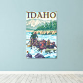 Toile Rafting en eau blanche - Idaho (Insitu (Plancher de Bois))