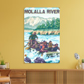 Toile Rafting en eau blanche - Rivière Molalla, Oregon (Insitu(Salon))