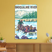 Toile Rafting en eau blanche - rivière Snoqualmie, (Insitu(Salon))