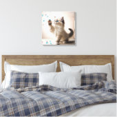 Toile Ragdoll Kitten Jouer Avec Des Bulles De Savon (Insitu(Chambre))