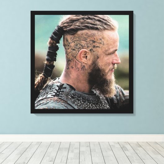 Toile Ragnar Lothbrok (Insitu (Plancher de Bois))