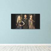 Toile Ragnar Lothbrok Lagertha Aslaug (Insitu (Plancher de Bois))