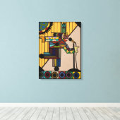 Toile "Raid I Blues" de Ruchell Alexander (Insitu (Plancher de Bois))