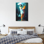 Toile Rain Parade - Ken Gage Art (Insitu(Chambre))