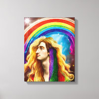 Rainbow Deity Homme Of All love Imaginaire Art