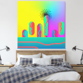 Toile Rainbow Geo Spectaculaire (Insitu(Chambre))