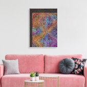 Toile Rainbow Kaleidoscope Mandala (Insitu(Salon))