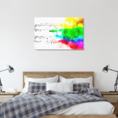 Toile Rainbow Music (Insitu(Chambre))