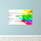 Toile Rainbow Music (Insitu (Plancher de Bois))
