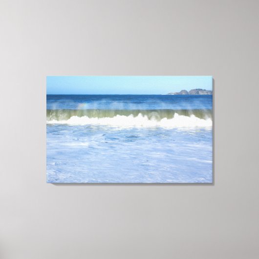 Toile Rainbow Ocean Wave Triptyque Wall Art (Recto)