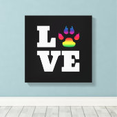 Toile Rainbow paw (Insitu (Plancher de Bois))