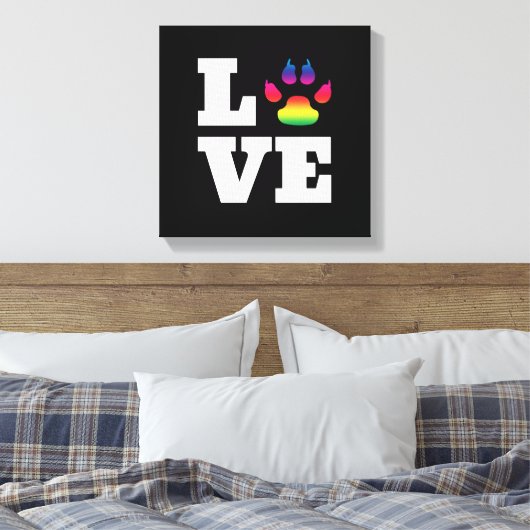 Toile Rainbow paw (Insitu(Chambre))