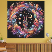 Toile Rainbow Peace (Insitu(Salon))