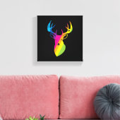 Toile Rainbow Reindeer (Insitu(Salon))