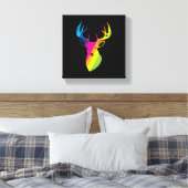 Toile Rainbow Reindeer (Insitu(Chambre))