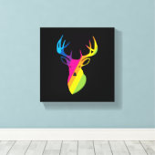 Toile Rainbow Reindeer (Insitu (Plancher de Bois))