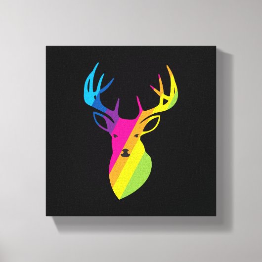 Toile Rainbow Reindeer (Recto)