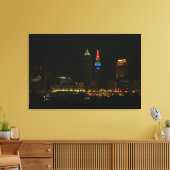 Toile Rainbow Tower, Cleveland Ohio Canvas Print (Insitu(Salon))