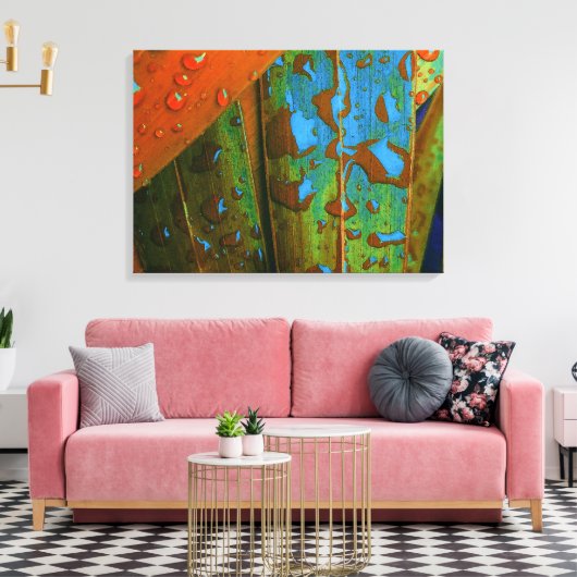 Toile Raindrops Go Tropical (Insitu(Salon))