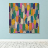 Toile Rainy Day Brushstrokies Abstrait Art Canvas Imprim (Insitu (Plancher de Bois))