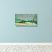 Toile Rainy Morning Henri Rousseau, Art Vintage (Insitu (Plancher de Bois))