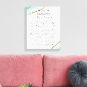 Toile raisons que nous vous aimons, 50 raisons, 60e anni (Insitu(Salon))