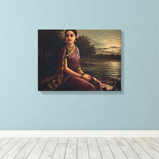 Toile Raja Ravi Varma (Insitu (Plancher de Bois))