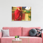 Toile Raja Ravi Varma - Hamsa Damayanti (Insitu(Salon))