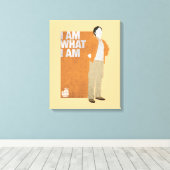 Toile Rajesh | Je suis ce que je suis (Insitu (Plancher de Bois))