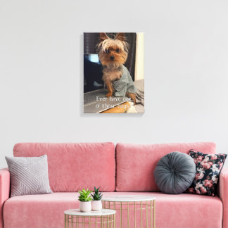 Toile Ralphie le Yorkie Tasse à Thé a Une de Ces Journée