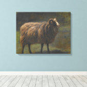 Toile Ram (Male Sheep) à la ferme (par Rosa Bonheur) (Insitu (Plancher de Bois))