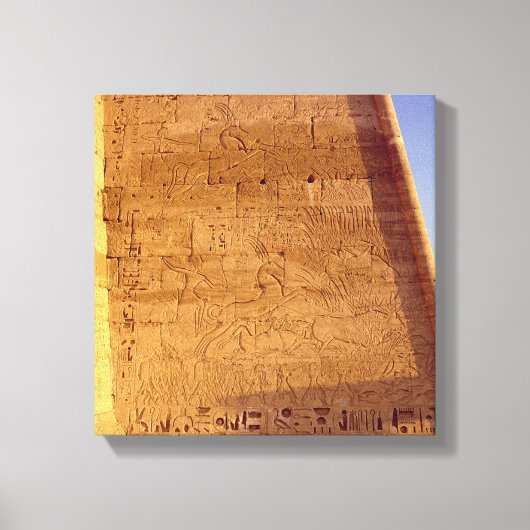 Toile Ramesses III chasse les taureaux sauvages (Recto)