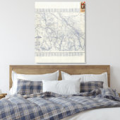 Toile Rand McNally Official 1925 Auto Trails Map 2 (Insitu(Chambre))