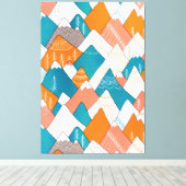 Toile Randonnée Camping World Travel Mountain Peaks (Insitu (Plancher de Bois))