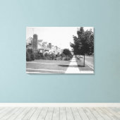 Toile Rangée de maisons (Insitu (Plancher de Bois))