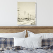 Toile Rangée de pôles d'électricité (Insitu(Chambre))