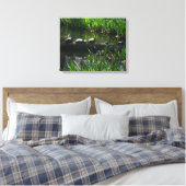 Toile Rangée de tortues Green Nature Photo (Insitu(Chambre))