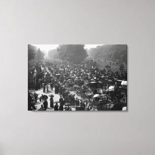 Toile Rangée putréfiée dans Hyde Park, Londres, c.189