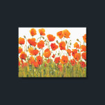 Toile Rangées de pavots I<br><div class="desc">Floral</div>