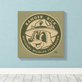 Toile Ranger Rick Logo de Rick Khaki (Insitu (Plancher de Bois))