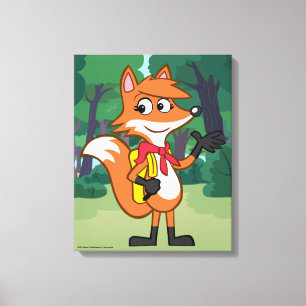 Toile Ranger Rick Scarlett Fox Waving