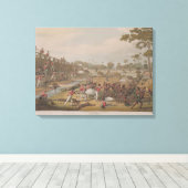 Toile Rangoon : L'Heure de l'arrivée d'un problème princ (Insitu (Plancher de Bois))