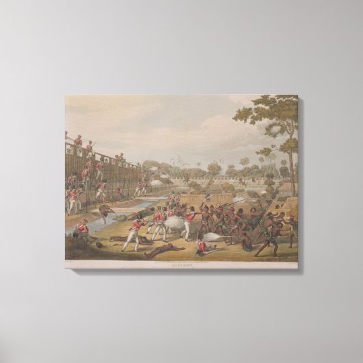 Toile Rangoon : L'Heure de l'arrivée d'un problème princ (Recto)