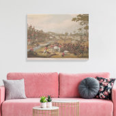 Toile Rangoon : L'Heure de l'arrivée d'un problème princ (Insitu(Salon))